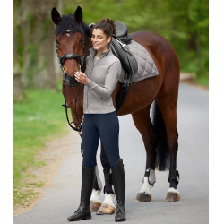 ELT Reithose Micro Sport Silikon mit hohem Bund Mitternachtsblau