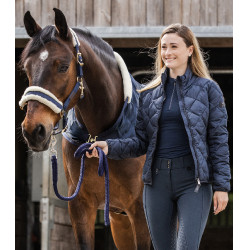 ELT Reithose Micro Sport Silikon mit hohem Bund Mitternachtsblau