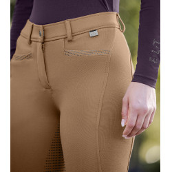 Reithose ELT Oktavia Silikon Cappuccino Braun