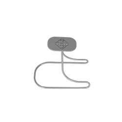 Stahl-Helmhalter Grooming Deluxe by Kentucky Silber