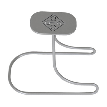 Stahl-Helmhalter Grooming Deluxe by Kentucky Silber