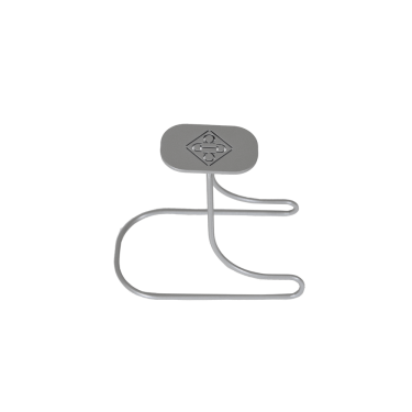 Stahl-Helmhalter Grooming Deluxe by Kentucky Silber