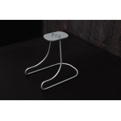 Stahl-Helmhalter Grooming Deluxe by Kentucky Silber