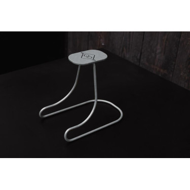 Stahl-Helmhalter Grooming Deluxe by Kentucky Silber