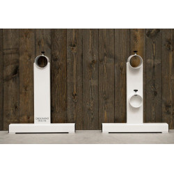 Kavalettikerzenhalter in T Grooming Deluxe von Kentucky Weiß Weiß Kavalettikerzenhalter in T Grooming Deluxe von Kentucky Weiß Weiß