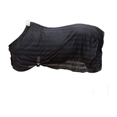 Leichte gestreifte Fliegendecke Kentucky Schwarz