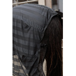 Leichte gestreifte Fliegendecke Kentucky Schwarz