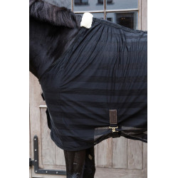 Leichte gestreifte Fliegendecke Kentucky Schwarz