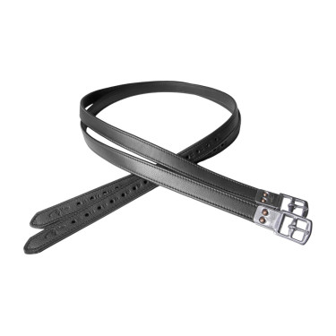 Steigbügelriemen aus Soft Premium Leder Dy'on Schwarz Steigbügelriemen aus Soft Premium Leder Dy'on Schwarz