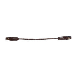 Rundes geflochtenes Stirnband Dy'on D Kollektion Braun