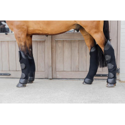 3D Spacer Transportgamaschen Vorne Kentucky Schwarz