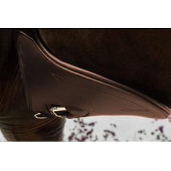 Anatomischer Kurzgurt mit Schnalle Kentucky Braun