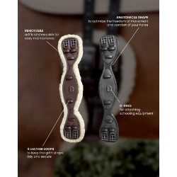 Anatomischer Kurzgurt Kentucky Schwarz Anatomischer Kurzgurt Kentucky Schwarz