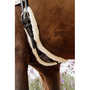 Anatomischer Kurzgurt mit Lammfell Kentucky Anatomischer Kurzgurt mit Lammfell Kentucky