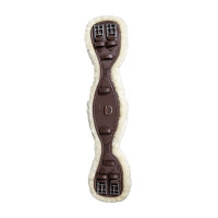 Anatomischer Kurzgurt mit Lammfell Kentucky Schwarz
