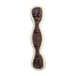Anatomischer Kurzgurt mit Lammfell Kentucky Braun