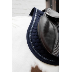 Satteldecke Glitter Band Jumping Kentucky Marine Marineblau Satteldecke Glitter Band Jumping Kentucky Marine Marineblau