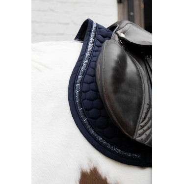 Satteldecke Glitter Band Jumping Kentucky Marine Marineblau Satteldecke Glitter Band Jumping Kentucky Marine Marineblau