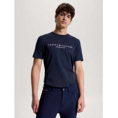 Tommy Hilfiger Equestrian Williamsburg Grafik-T-Shirt mit kurzen Ärmeln für Herren Tommy Hilfiger Equestrian Williamsburg Grafik-T-Shirt mit kurzen Ärmeln für Herren