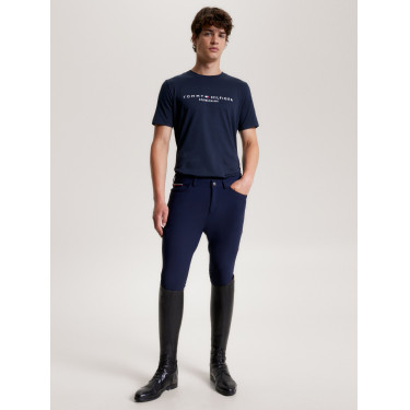 Tommy Hilfiger Equestrian Williamsburg Grafik-T-Shirt mit kurzen Ärmeln für Herren Tommy Hilfiger Equestrian Williamsburg Grafik-T-Shirt mit kurzen Ärmeln für Herren