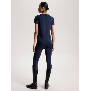 Grafik-T-Shirt Tommy Hilfiger Equestrian Brooflyn Damen Kurzarm Grafik-T-Shirt Tommy Hilfiger Equestrian Brooflyn Damen Kurzarm