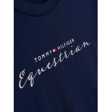Grafik-T-Shirt Tommy Hilfiger Equestrian Brooflyn Damen Kurzarm Grafik-T-Shirt Tommy Hilfiger Equestrian Brooflyn Damen Kurzarm