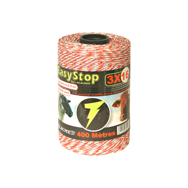 Elektrodraht Lacmé EasyStop 3x16 für Weidezäune