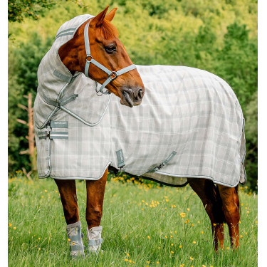 Fliegendecke Horseware Newmarket Plus Holzkohle Witney Grau Fliegendecke Horseware Newmarket Plus Holzkohle Witney Grau
