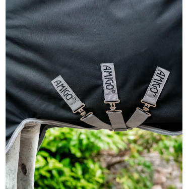 Amigo® Bravo 12 Plus Outdoor-Decke (Leicht 100g) Schwarz / Titan Grau / Silber Amigo® Bravo 12 Plus Outdoor-Decke (Leicht 100g) Schwarz / Titan Grau / Silber