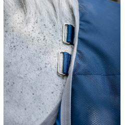 Horseware Ionic Therapy 50g Stalldecke Bleu imperial / argent /Marine Blau