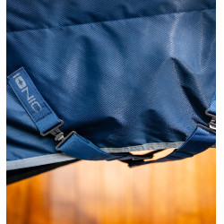 Horseware Ionic Therapy 50g Stalldecke Bleu imperial / argent /Marine Blau