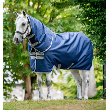 Amigo Ripstop Horseware 900D Plus Turnout 100g Decke Marine / Titan Grau Amigo Ripstop Horseware 900D Plus Turnout 100g Decke Marine / Titan Grau