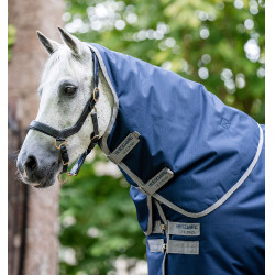 Amigo Ripstop Horseware 900D Plus Turnout 100g Decke Marine / Titan Grau Marineblau