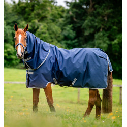 Amigo Ripstop Horseware 900D Plus Turnout 100g Decke Marine / Titan Grau Marineblau