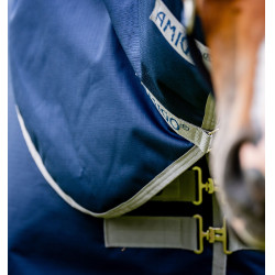 Amigo Ripstop Horseware 900D Plus Turnout 100g Decke Marine / Titan Grau Marineblau