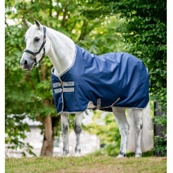 Amigo Ripstop Horseware 900D Turnout-Decke mit Fleece-Futter 50g Marine / Titan Grau Marineblau
