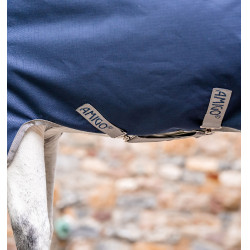 Amigo Ripstop Horseware 900D Turnout-Decke mit Fleece-Futter 50g Marine / Titan Grau Marineblau