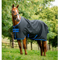 Amigo Ripstop Horseware 900D Turnout-Decke mit Fleece-Futter 50g Schwarz / Klassisches Blau