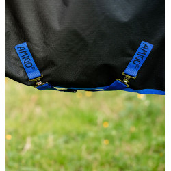 Amigo Ripstop Horseware 900D Turnout-Decke mit Fleece-Futter 50g Schwarz / Klassisches Blau