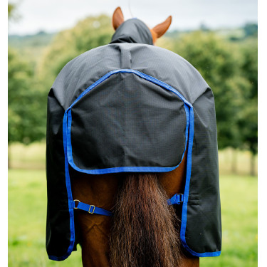 Amigo Ripstop Horseware 900D Turnout-Decke mit Fleece-Futter 50g Schwarz / Klassisches Blau