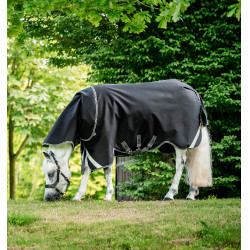 Halsabdeckung Horseware 250g für Decke Rambo Supreme 1680D Schwarz / Sturm / Silbergrau