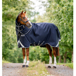 Halsabdeckung Horseware 250g für Decke Rambo Supreme 1680D Marine / Sturm / Silbergrau Marineblau