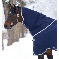 Halsteil Horseware 150g für Decke Rambo Original Marine / Silber Blau