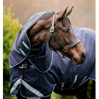 Halsabdeckung Horseware 100g für Decke Rambo Duo Force Marine / Marine / Weiß Marineblau