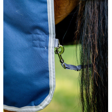 Pferdedecke Horseware Amigo Bravo 12 Wug 400g Marine / Titan Grau / Silber Marineblau