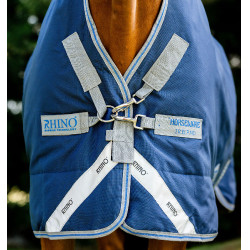 Pferdedecke Horseware Rhino Wug Vari-Layer 450g Schwarz / Titan Grau / Klassisches Blau