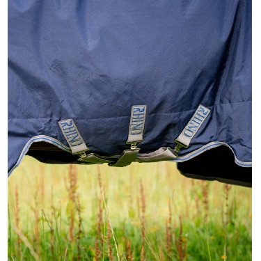 Pferdedecke Horseware Rhino Plus Vari-Layer 450g Schwarz / Titan Grau / Klassisches Blau Pferdedecke Horseware Rhino Plus Vari-Layer 450g Schwarz / Titan Grau / Klassisches Blau