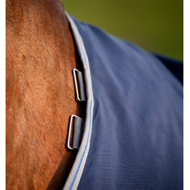 Horseware Rhino Plus Vari-Layer Decke 250g Schwarz / Titan Grau / Klassisches Blau