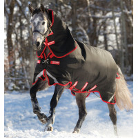 Pferdedecke Horseware Rambo Supreme Turnout Vari-layer 1680D 450g Schwarz / Rot Pferdedecke Horseware Rambo Supreme Turnout Vari-layer 1680D 450g Schwarz / Rot