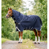 Pferdedecke Horseware Rambo Supreme Turnout Vari-layer 1680D 450g Marine / Gewitter / Silbergrau Marineblau